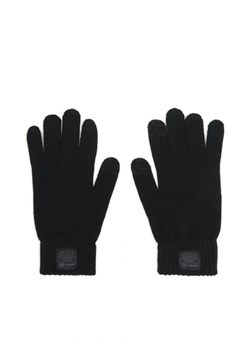 Cropp - Czarne rękawiczki - czarny ze sklepu Cropp w kategorii Rękawiczki męskie - zdjęcie 163444050