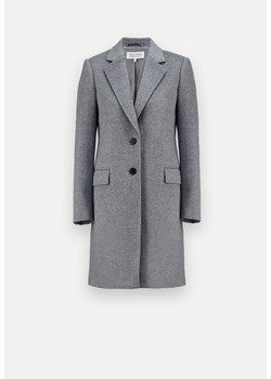 Szary płaszcz dyplomatka 100% wełna ze sklepu Molton w kategorii Płaszcze damskie - zdjęcie 163450364