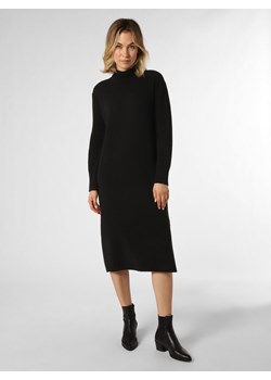 Drykorn Sukienka damska Kobiety wełna ze strzyży czarny jednolity ze sklepu vangraaf w kategorii Sukienki - zdjęcie 163453571