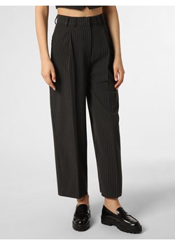 EDITED Spodnie Kobiety Sztuczne włókno szary w paski ze sklepu vangraaf w kategorii Spodnie damskie - zdjęcie 163453600