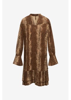 SCOTCH & SODA Sukienka - Brązowy - Kobieta - L (L) ze sklepu Halfprice w kategorii Sukienki - zdjęcie 163453782