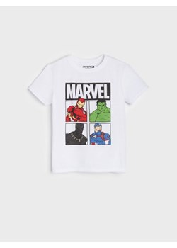 Sinsay - Koszulka Marvel - biały ze sklepu Sinsay w kategorii T-shirty chłopięce - zdjęcie 163456774