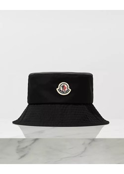 Moncler Czarny kapelusz z logo S ze sklepu Moliera2.com w kategorii Kapelusze damskie - zdjęcie 163457523