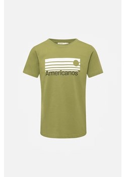 AMERICANOS T-shirt - Zielony - Mężczyzna - 2XL(2XL) ze sklepu Halfprice w kategorii T-shirty męskie - zdjęcie 163458623