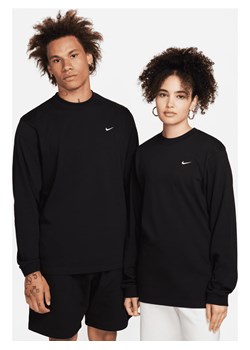 Męska koszulka z długim rękawem Nike Solo Swoosh - Czerń ze sklepu Nike poland w kategorii T-shirty męskie - zdjęcie 163460111