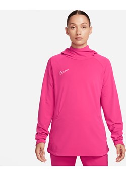 Damska bluza z kapturem Nike Dri-FIT Academy - Różowy ze sklepu Nike poland w kategorii Bluzy damskie - zdjęcie 163460150