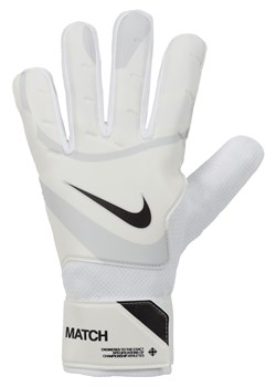 Rękawice bramkarskie Nike Match - Biel ze sklepu Nike poland w kategorii Rękawiczki męskie - zdjęcie 163460300