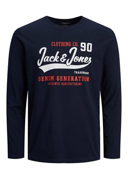JACK &amp; JONES Junior Koszulka &quot;Logo&quot; w kolorze granatowym ze sklepu Limango Polska w kategorii T-shirty chłopięce - zdjęcie 163464851