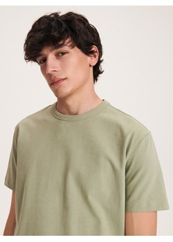 Reserved - T-shirt regular fit - jasnozielony ze sklepu Reserved w kategorii T-shirty męskie - zdjęcie 163470943