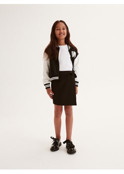 Reserved - Spódnica z wiskozą - czarny ze sklepu Reserved w kategorii Spódnice dziewczęce - zdjęcie 163471343