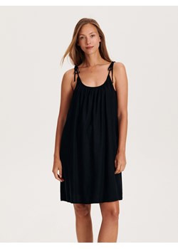 Reserved - Sukienka mini na ramiączkach - czarny ze sklepu Reserved w kategorii Sukienki - zdjęcie 163471384