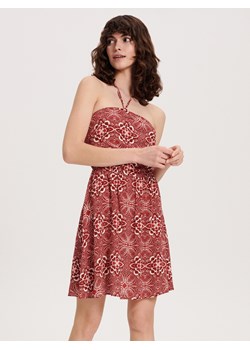 Reserved - Sukienka mini z wiązaniem - czerwony ze sklepu Reserved w kategorii Sukienki - zdjęcie 163471510