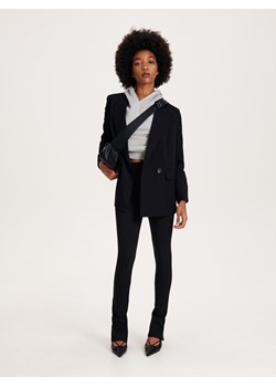 Reserved - Dopasowane spodnie - czarny ze sklepu Reserved w kategorii Spodnie damskie - zdjęcie 163472013