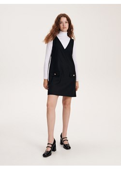 Reserved - Sukienka mini w prążek - czarny ze sklepu Reserved w kategorii Sukienki - zdjęcie 163472341