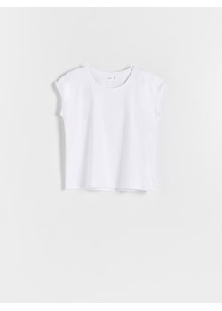 Reserved - T-shirt kimono - biały ze sklepu Reserved w kategorii Bluzki damskie - zdjęcie 163473050