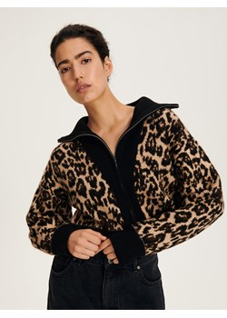 Reserved - Sweter w zwierzęcy wzór - wielobarwny ze sklepu Reserved w kategorii Swetry damskie - zdjęcie 163473222