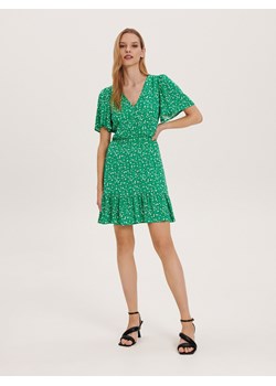 Reserved - Sukienka mini - zielony ze sklepu Reserved w kategorii Sukienki - zdjęcie 163473414
