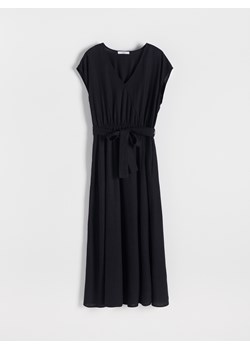 Reserved - Sukienka z wiązaniem - czarny ze sklepu Reserved w kategorii Sukienki - zdjęcie 163475064