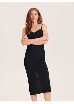 Reserved - Sukienka midi - czarny ze sklepu Reserved w kategorii Sukienki - zdjęcie 163481533