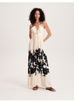 Reserved - Sukienka z kwiatowym printem - wielobarwny ze sklepu Reserved w kategorii Sukienki - zdjęcie 163484630