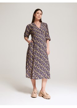 Reserved - Sukienka z wiskozy - wielobarwny ze sklepu Reserved w kategorii Sukienki ciążowe - zdjęcie 163485184