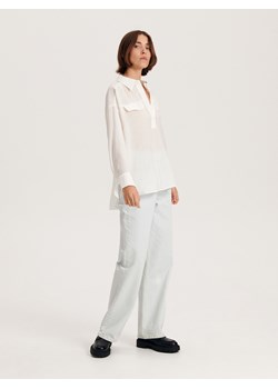 Reserved - Bluzka z modalu - biały ze sklepu Reserved w kategorii Bluzki damskie - zdjęcie 163485323