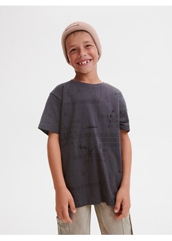 Reserved - T-shirt z nadrukiem - ciemnoszary ze sklepu Reserved w kategorii T-shirty chłopięce - zdjęcie 163486040