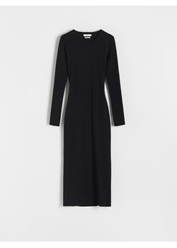 Reserved - Bawełniana sukienka - czarny ze sklepu Reserved w kategorii Sukienki - zdjęcie 163486372