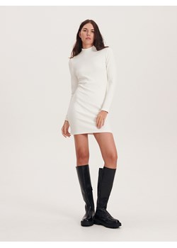 Reserved - Sukienka mini - złamana biel ze sklepu Reserved w kategorii Sukienki - zdjęcie 163486391