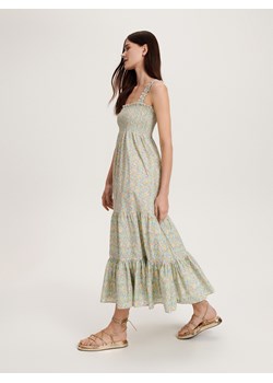 Reserved - Bawełniana sukienka maxi - wielobarwny ze sklepu Reserved w kategorii Sukienki ciążowe - zdjęcie 163487732