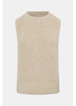 ONLY Kamizelka z wełną - Beżowy - Kobieta - L (L) ze sklepu Halfprice w kategorii Kamizelki damskie - zdjęcie 163488464