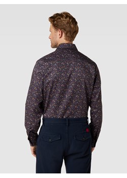 Koszula biznesowa o kroju comfort fit ze wzorem na całej powierzchni ze sklepu Peek&Cloppenburg  w kategorii Koszule męskie - zdjęcie 163489143