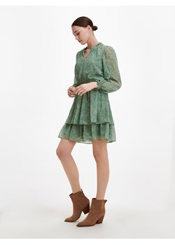 Reserved - Sukienka z falbanami - jasnozielony ze sklepu Reserved w kategorii Sukienki - zdjęcie 163500314