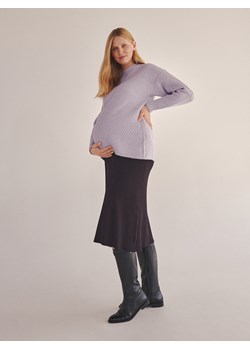 Reserved - Dzianinowa spódnica midi - czarny ze sklepu Reserved w kategorii Spódnice ciążowe - zdjęcie 163500372