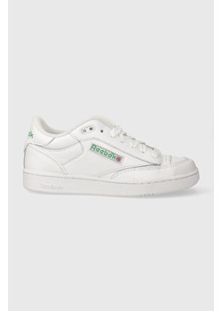 Reebok sneakersy skórzane kolor biały ze sklepu PRM w kategorii Buty sportowe męskie - zdjęcie 163502531
