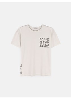 GATE Damska koszulka oversize z napisem 34 ze sklepu gateshop w kategorii Bluzki damskie - zdjęcie 163504124
