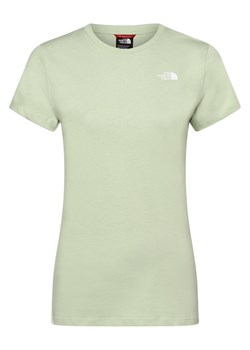 The North Face T-shirt damski Kobiety Bawełna miętowy jednolity ze sklepu vangraaf w kategorii Bluzki damskie - zdjęcie 163504733