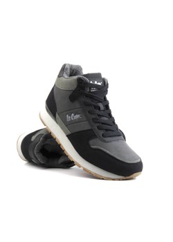 Sneakersy męskie zimowe, ocieplane - LEE COOPER LCJ-23-31-3066M, czarne ze sklepu ulubioneobuwie w kategorii Półbuty męskie - zdjęcie 163527870