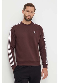 adidas Originals bluza męska kolor brązowy z aplikacją ze sklepu ANSWEAR.com w kategorii Bluzy męskie - zdjęcie 163533730