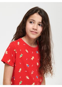 Sinsay - Koszulka świąteczna - czerwony ze sklepu Sinsay w kategorii Bluzki dziewczęce - zdjęcie 163538894