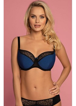 Biustonosz semi-soft z koronką VB-447, Kolor granatowy, Rozmiar 75E, Vena ze sklepu Intymna w kategorii Biustonosze - zdjęcie 163539232