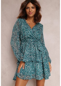 Niebieska Sukienka Oreithinca ze sklepu Renee odzież w kategorii Sukienki - zdjęcie 163540084