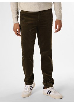Gant Spodnie Mężczyźni Bawełna khaki jednolity ze sklepu vangraaf w kategorii Spodnie męskie - zdjęcie 163543171