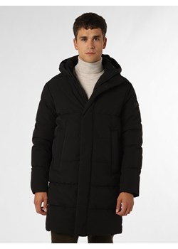 Cinque Męski płaszcz funkcyjny Mężczyźni czarny jednolity ze sklepu vangraaf w kategorii Kurtki męskie - zdjęcie 163543241