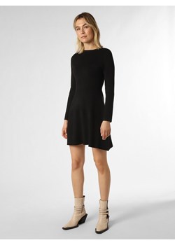 Apriori Sukienka damska Kobiety wiskoza czarny jednolity ze sklepu vangraaf w kategorii Sukienki - zdjęcie 163543253