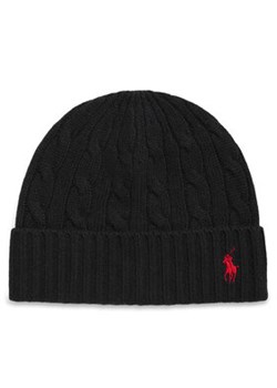 Polo Ralph Lauren Czapka 449891274001 Czarny ze sklepu MODIVO w kategorii Czapki zimowe męskie - zdjęcie 163550512