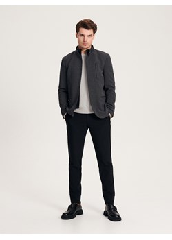 Reserved - Spodnie chino slim - czarny ze sklepu Reserved w kategorii Spodnie męskie - zdjęcie 163568891