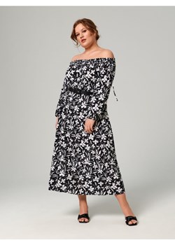 Sinsay - Sukienka maxi ze wzorem - czarny ze sklepu Sinsay w kategorii Sukienki - zdjęcie 163569484