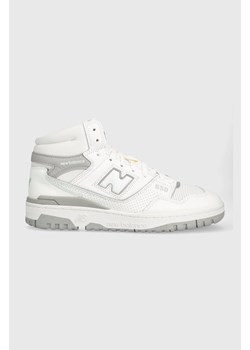 New Balance sneakersy skórzane BB650RVW kolor biały ze sklepu PRM w kategorii Buty sportowe damskie - zdjęcie 163571684