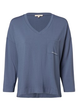 Marie Lund Damska koszulka od piżamy Kobiety Dżersej niebieski jednolity ze sklepu vangraaf w kategorii Piżamy damskie - zdjęcie 163574381